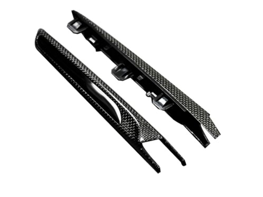 AUTOID BMW M3/M4 F80 F82 F83 Carbon Fibre/Carbon Fiber Wing Vent Side Gill Trim 2014-2020 LCI Facelift - OEM-Fit 2x2 Twill CFRP Pair | Air Breather Surrounds | Side Grille/Duct Inserts | Fender/Quarter Panel Vents | Gloss Direct Replacement