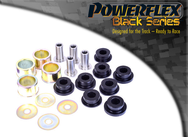 Powerflex Black Series PFR5-1212BLK Rear Upper Control Arm/Link Outer Bush Kit (Set of 4) for BMW E82 1M & E90/E92/E93 M3 (E9X) 2006-2013 | 95A Polyurethane Rear Wishbone/Camber Arm Bushings, Track/Race Upgrade