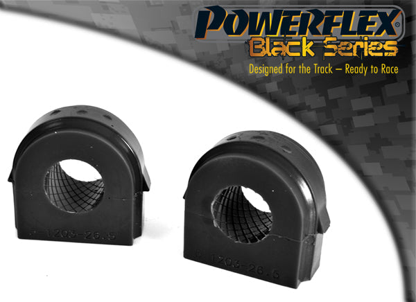 Powerflex Black Series Front Anti-Roll Bar Bushes 28mm - BMW M2 M3 M4 1M (F87 F80 F82 F83 E82 E90 E92 E93) Polyurethane Sway Bar Bush Set PFF5-1203-28BLK