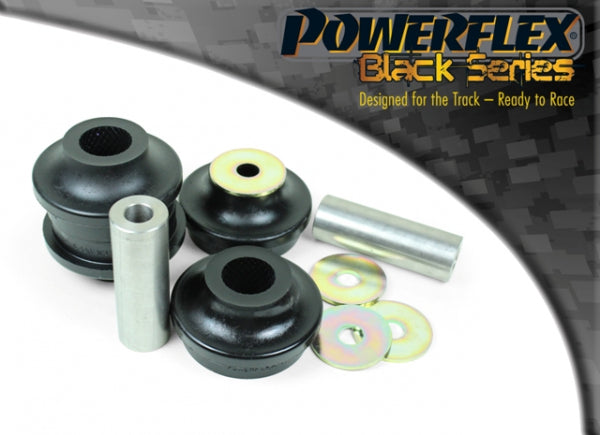 Powerflex Black Series Front Lower Control Arm Rear Bush Set (Pair) for BMW F10 F11 F06 F12 F13 5 & 6 Series – Radius/Thrust Arm Tension Strut to Chassis Polyurethane Bushings – PFF5-6001BLK
