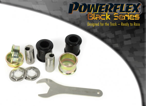 Powerflex Black Series Adjustable Camber Front Arm-to-Chassis Polyurethane Bush (Wishbone/Radius Arm/Tension Strut Rear Bush/LCAB) for BMW F20 F21 F22 F23 F30 F31 F32 F33 F34 F36 1 2 3 4 Series incl. M135i M140i M235i 335i 340i 440i – PFF5-1902GBLK