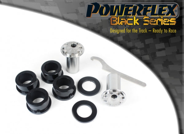 Powerflex Black Series Adjustable Camber Front Lower Control Arm/Wishbone Front Mount Bush Kit - BMW 1 Series F40/F52, 2 Series F44; MINI F54/F55/F56/F57/F60 - Polybush Suspension Upgrade PFF5-1301GBLK