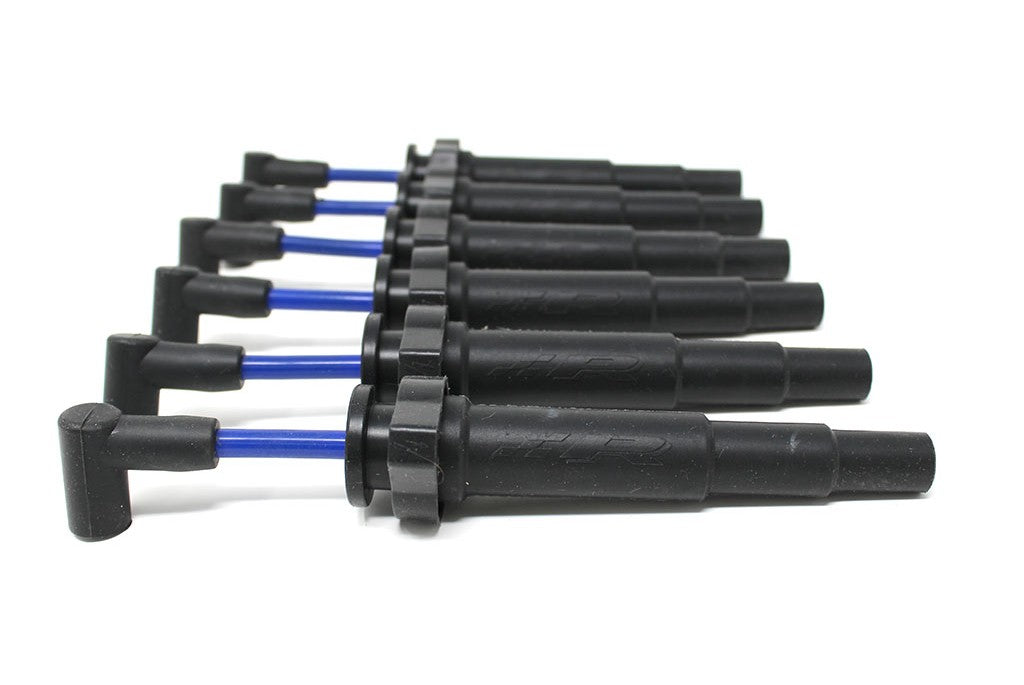 Precision Raceworks PR002 BMW N54 Spark Plug Wires 6pc - Ignition Leads/HT Leads Upgrade for E-Series 1M, 135i, 335i, Z4 35i (E82 E88 E90 E91 E92 E93 E89) Direct-Fit Replacement Ignition Cables Coil Wires Plug Leads Set (6 Pack)
