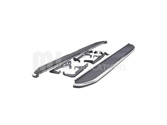 Range Rover Evoque 2020 Side Steps Running Boards OE Style Black and Silver