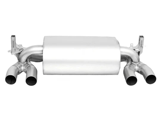 Remus Sport BMW F80 M3 & F82 F83 M4 Valved Rear Silencer Exhaust Back Box (S55) - Stainless Steel Axle-Back, ECE/EEC Approved, OEM Valve Control, Without Tailpipes