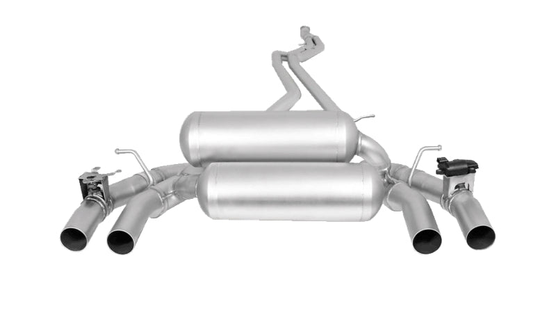 Remus BMW M2 F87 2015+ Valve-Controlled Performance Axle-Back Exhaust / Rear Silencer Back Box - Stainless Steel, ECE Approved Road Legal, Plug