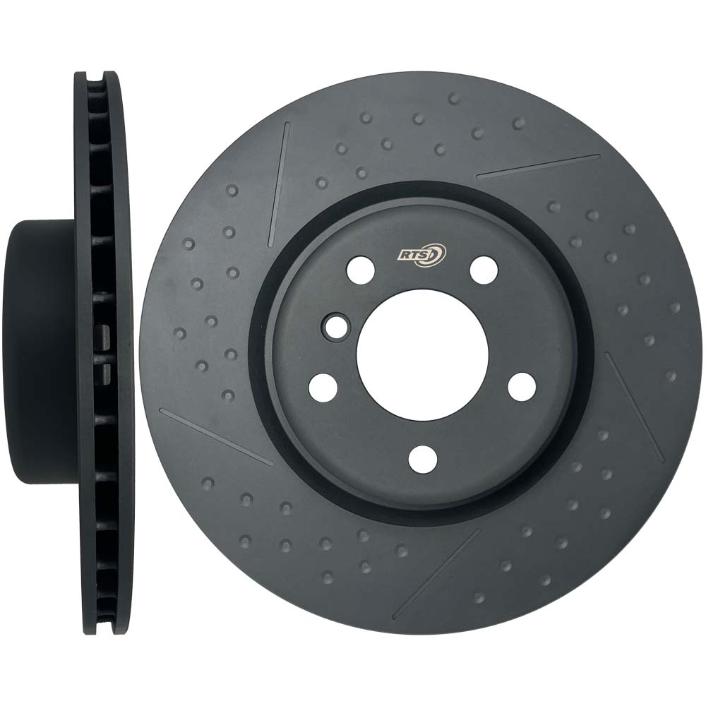 RTS Performance 345mm Rear Brake Discs/Rotors for BMW M135i M140i M235i M240i M335i M340i M435i M440i (F20 F21 F22 F23 F30 F31 F32 F33 F36) - OE Direct Fit Replacement - UK Made - ECE R90 & G3500 - 1 2 3 4 Series