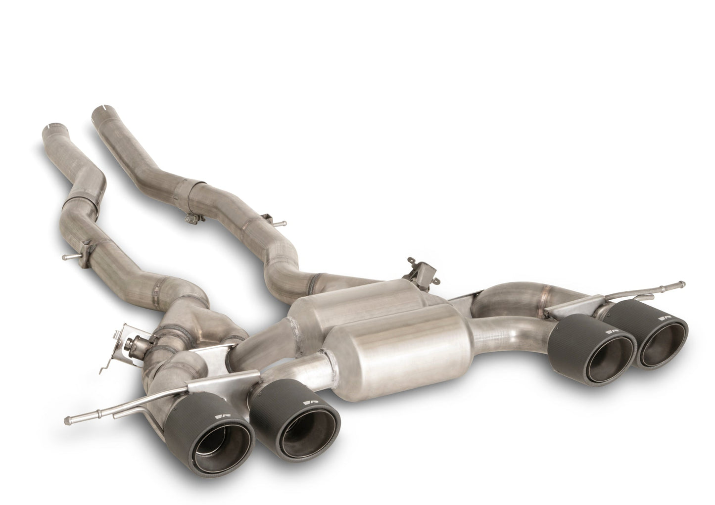 Remus Valved OPF/GPF-Back Switchable Exhaust for BMW M3 G80 & M4 G82 (2021+) incl. Competition – Stainless 76mm Performance Rear System/Backbox, Cat-Back Style Sports Exhaust, Valve-Controlled Muffler/Rear Silencer, Tailpipe Options