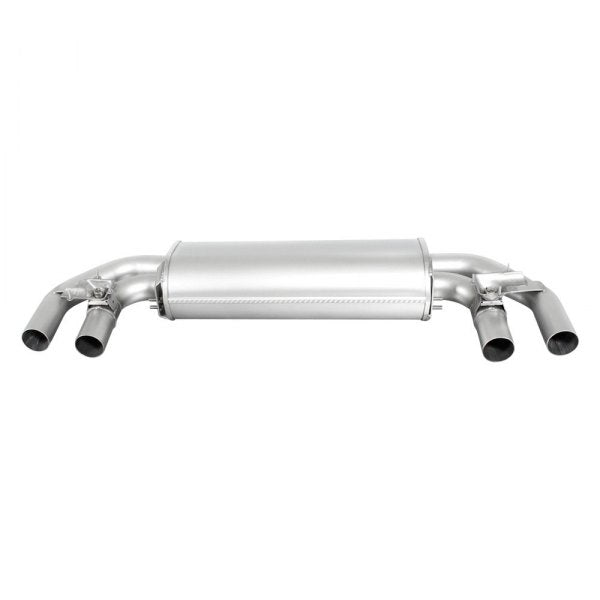 Remus Valved Rear Silencer/Back Box Axle-Back Exhaust for VW Golf R Mk7/7R 2.0 TSI/TFSI 4Motion CJX | Stainless Steel 76mm Sports Muffler | ECE Approved, OEM Valve Control | Fits MQB | Part 956014 0500