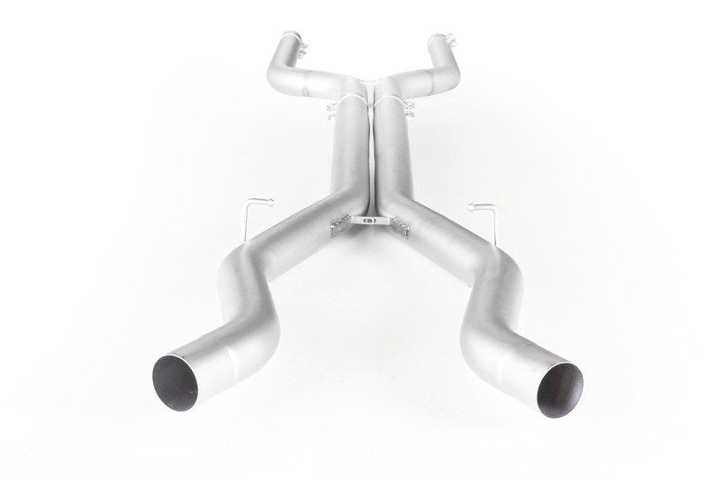 REMUS Non-Resonated Front Connecting Pipes / Midpipe for BMW F90 M5 & M5 Competition, F93 M8 Gran Coupe & M8 Competition (S63) | Centre/Center Section Resonator Delete Cat-Back Link Pipes | 84mm Stainless | OPF/GPF Compatible | 089317 0000