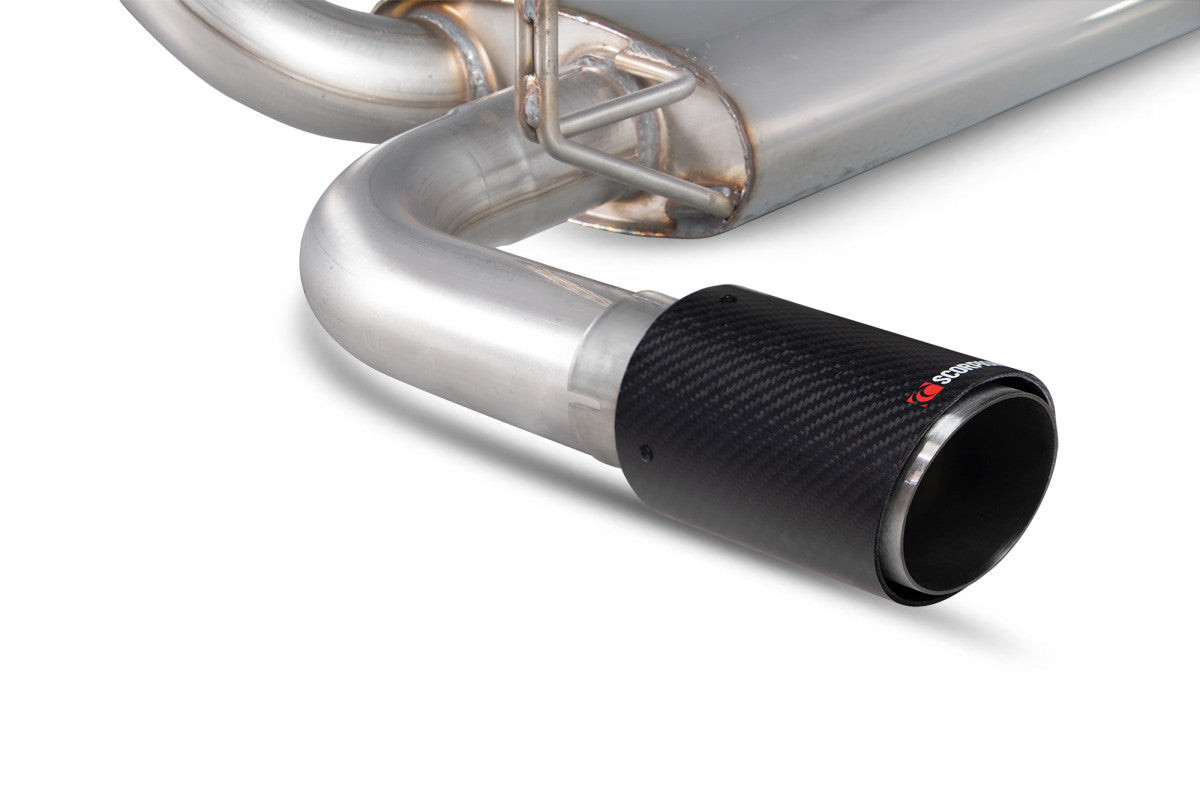 Fiat 500/595/695 Abarth (IHI & Garrett Turbo) Scorpion Exhausts Cat Back None Resonated