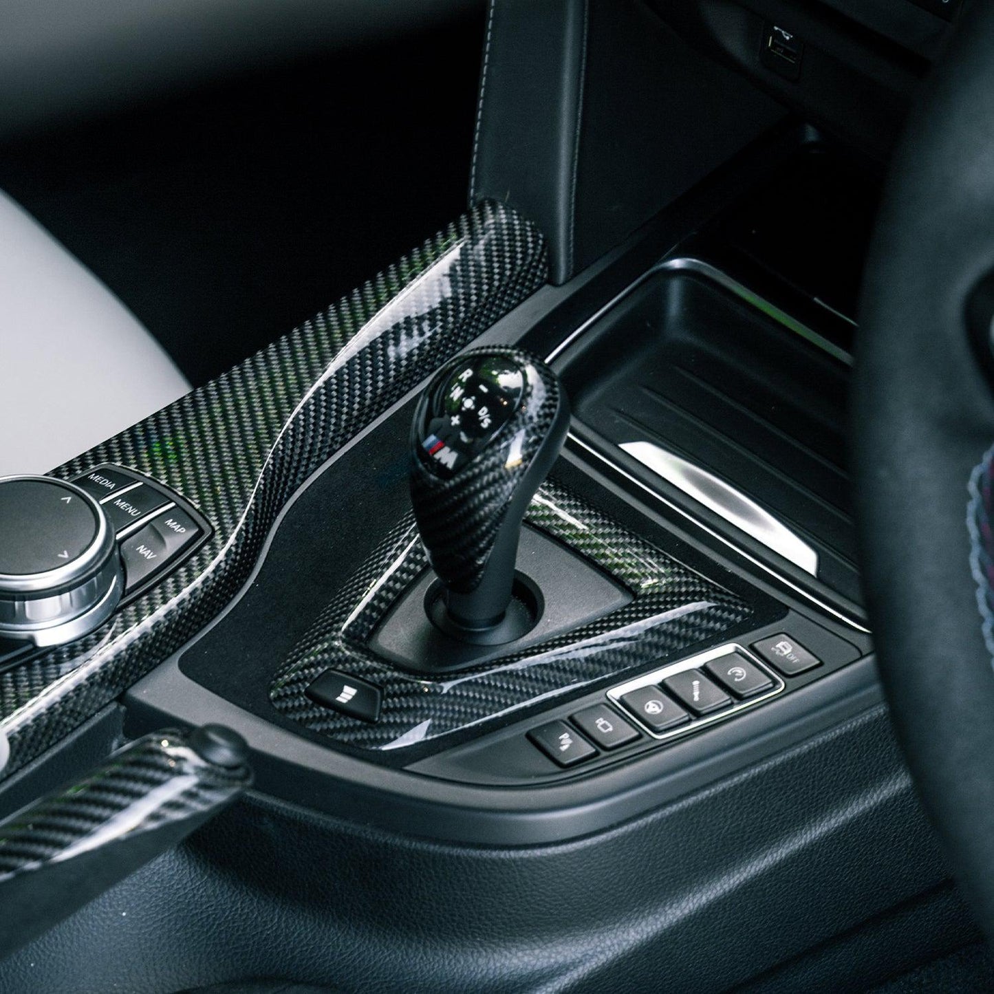 SHFT BMW M2/M3/M4 Interior Carbon Fibre Centre Console Transformation Pack (F87/F80/F82/F83)
