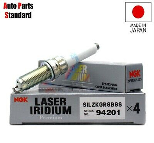 NGK Laser Iridium Spark Plugs 94201 SILZKGR8B8S - B58 M140i, M240i, 340i , 440i