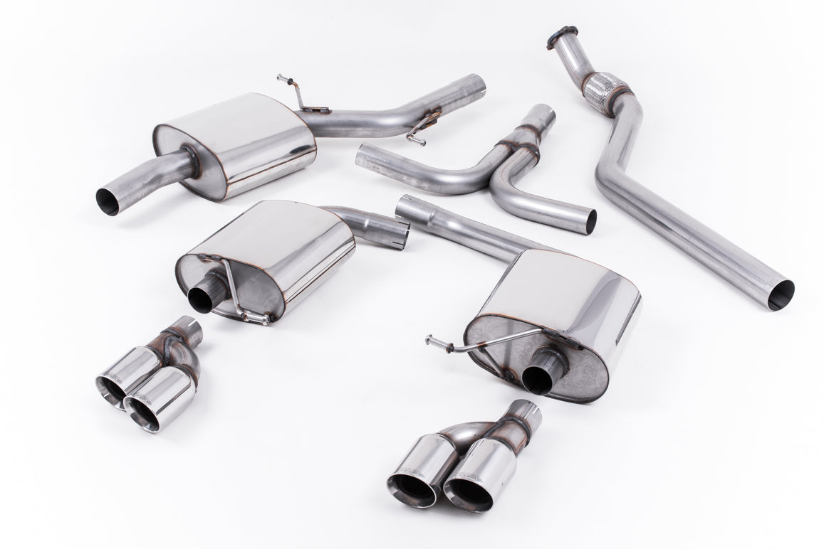 Milltek Sport - Cat Back Exhaust (Multiple Options) Audi A5 B8 (8T) Cabriolet & Coupe