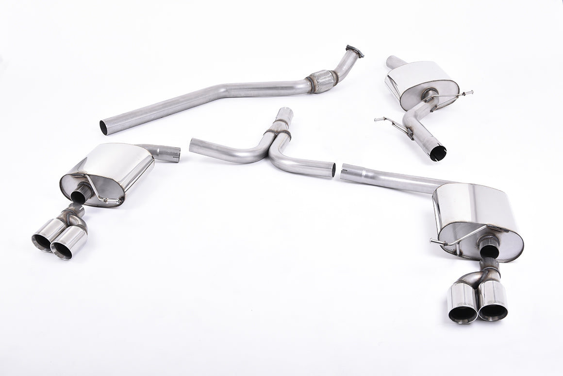 Milltek Sport - Cat Back Exhaust (Multiple Options) Audi A5 B8 (8T) Multitronic / S Tronic Sportback