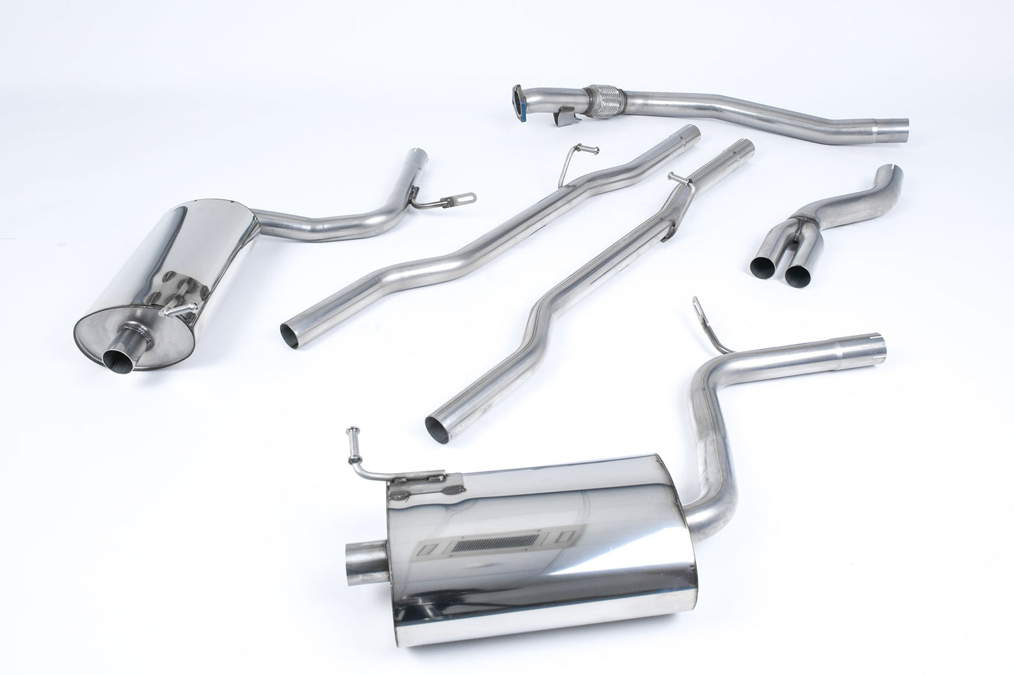 MIlltek Sport - Cat Back Exhaust (Multiple Options) Audi A4 B7 2.0TFSi Quattro & DTM