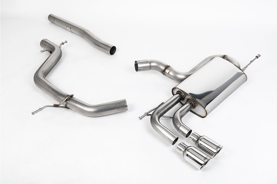 Milltek Sport - Cat Back Exhaust (None Resonated) - VW Golf MK5 GT 2.0 TDi