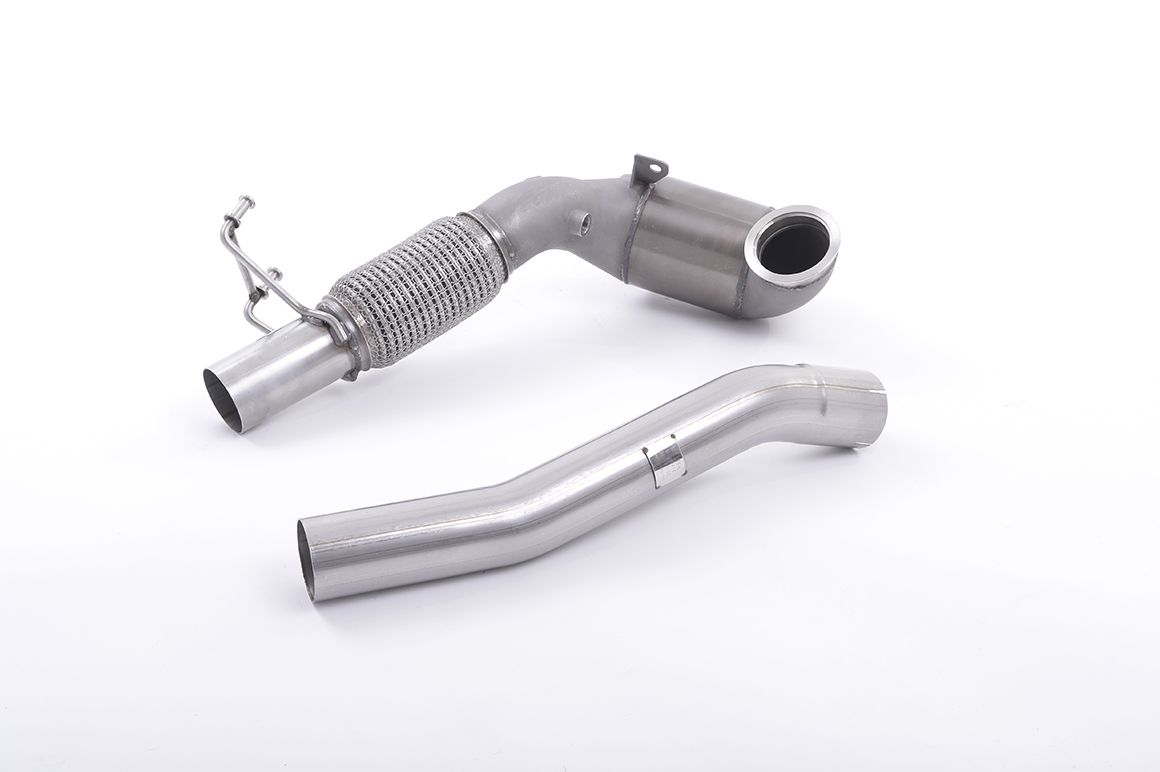 Milltek Sport Cast Stainless Steel Downpipe with 200 Cell Race Cat for Milltek Cat-Back VW Golf GTI MK7/MK7.5 & SEAT Leon Cupra 5F 2.0 TSI EA888 SSXVW388