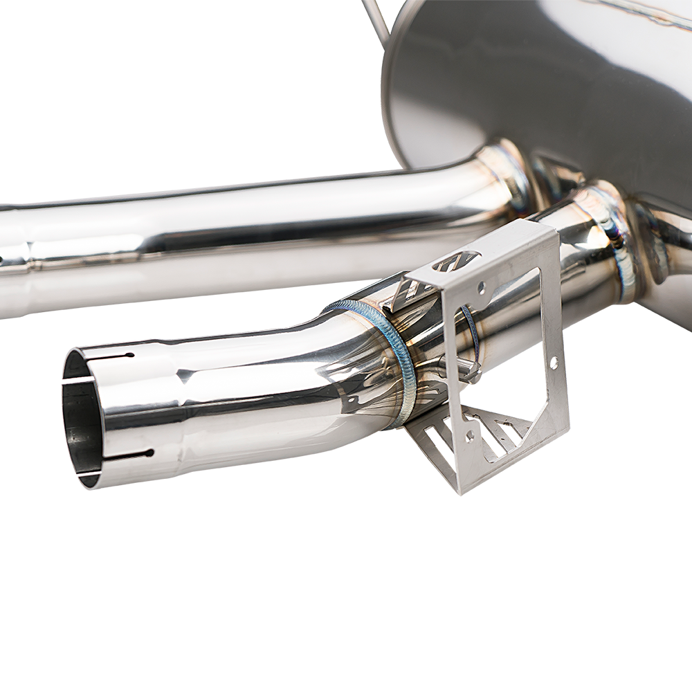 Stone Exhaust BMW M2 F87 N55 Valved Cat-Back Performance Exhaust | Switchable Flap/Valvetronic Sports System, Rear Section + Mid-Pipe Catback Muffler/Back Box Upgrade | OEM Valve Control, OPF/GPF Compatible | AP519