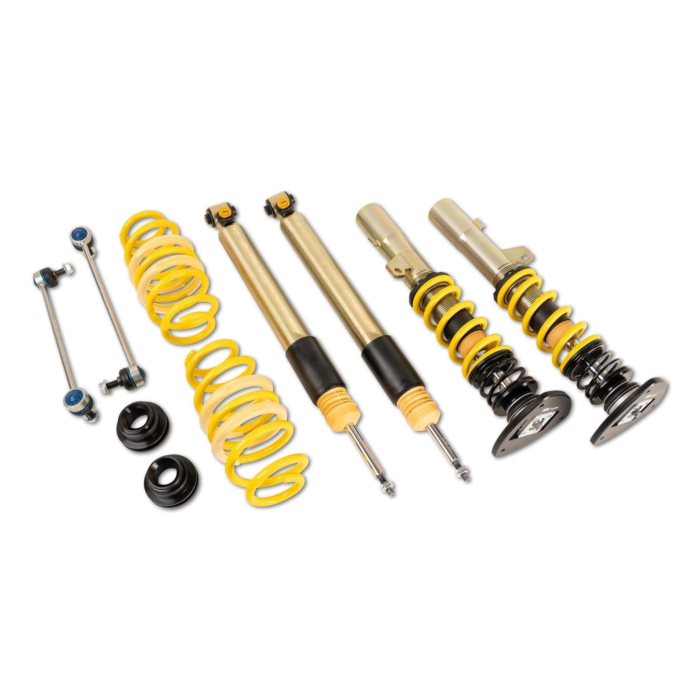 ST Suspension XTA plus 3 3-Way Adjustable Coilover Kit for BMW 1/2/3/4 Series F20 F21 F22 F23 F30 F31 F34 F32 F33 F36 - Height Adjustable with Camber Plates - Fits 125i 225d 330i 335i 340i 435i 440i M135i M140i M235i M240i
