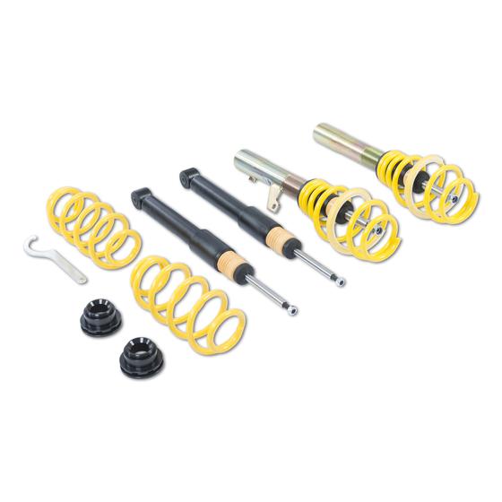 ST X Coilovers Lowering Suspension Kit for VW Passat B6 (2006-2010) & VW CC (2009-2015) - Height Adjustable 35-65mm Drop - Street Coilover Set by KW Automotive | Coil Over Struts/Shocks | Fits 2.0T VR6 4Motion | ST Suspension Part 13280029