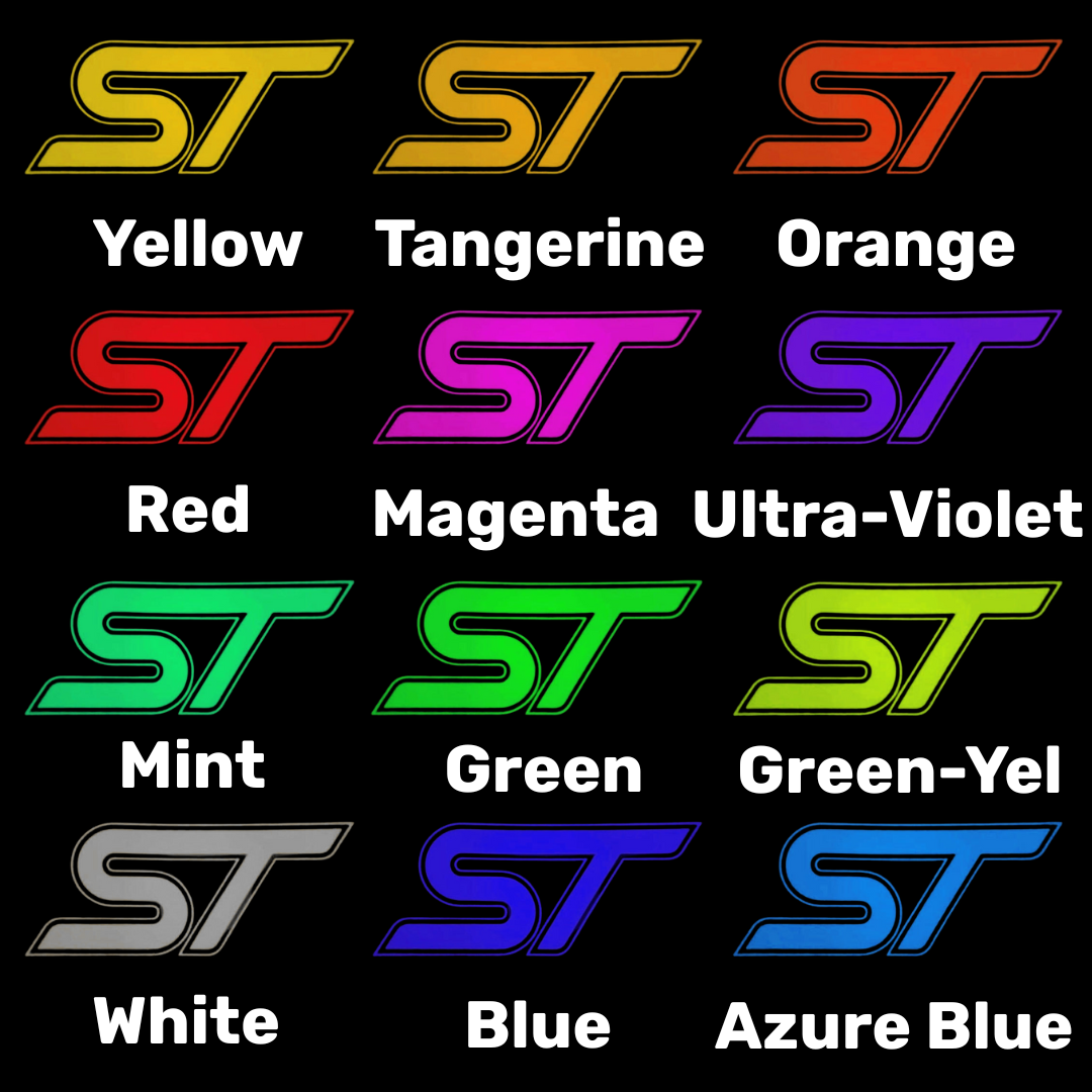 Ford Puma MK2 / MK2.5 - ST Logo Projector Puddle Light Replacement Units (Multiple Colours) 2020-Present