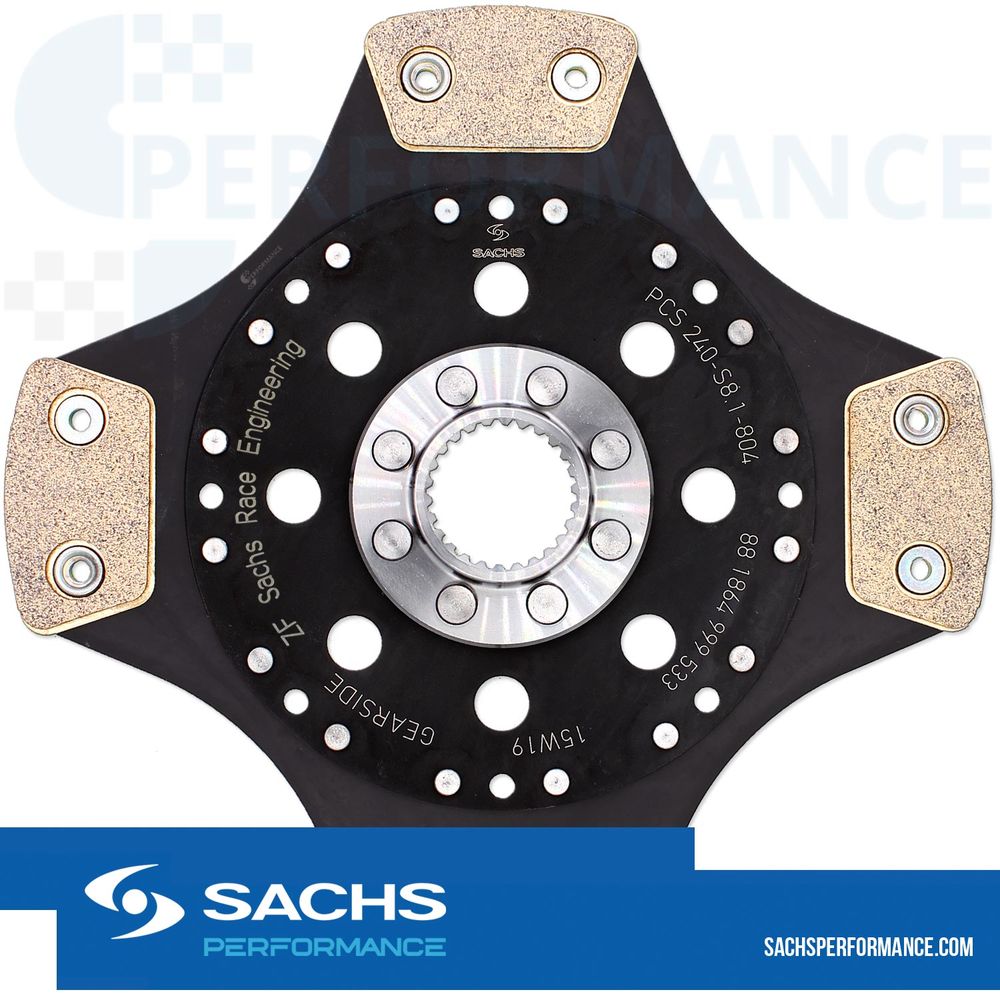 Sachs Performance BMW Uprated Racing Clutch Kit, 240mm Sintered 26-Spline 780Nm Fits M140i M240i 335is 550i 650i, 325d 330d 525d 530d E92 E93 F10 F11 F12 F13 F20 F21 F22 F23 Manual, OE Flywheel Compatible Sachs 3000 951 949