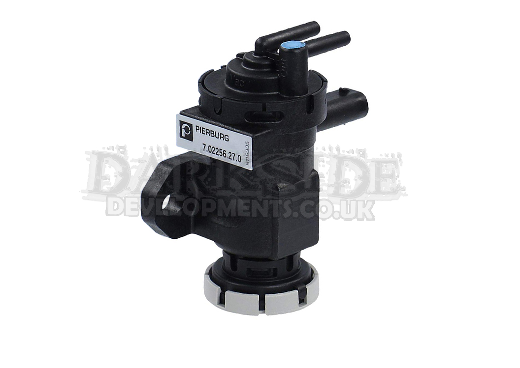 BMW Diesel Turbo Pressure Converter Valve / Boost Control Solenoid (N75) OE Replacement 11658509323; Replaces 11657808032 11657811814 11747796338 Fits N47 N57 B47 B57 1 2 3 4 5 6 7 Series X1 X2 X3 X4 X5 X6