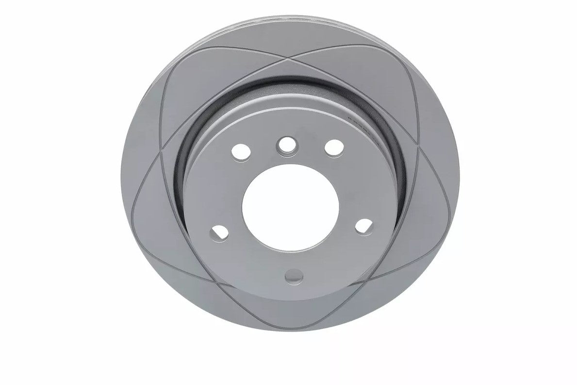 ATE PowerDisc 24.0319-0107.1 Grooved/Slotted Brake Disc Rotor for BMW 3 Series – 276mm Vented, High-Carbon Coated Anti-Corrosion, 5-Hole (5-Stud) – OE-Spec Replacement/Performance Upgrade – Includes Fixing Bolts & Screws – ATE 24 0319 0107 1 24031901071