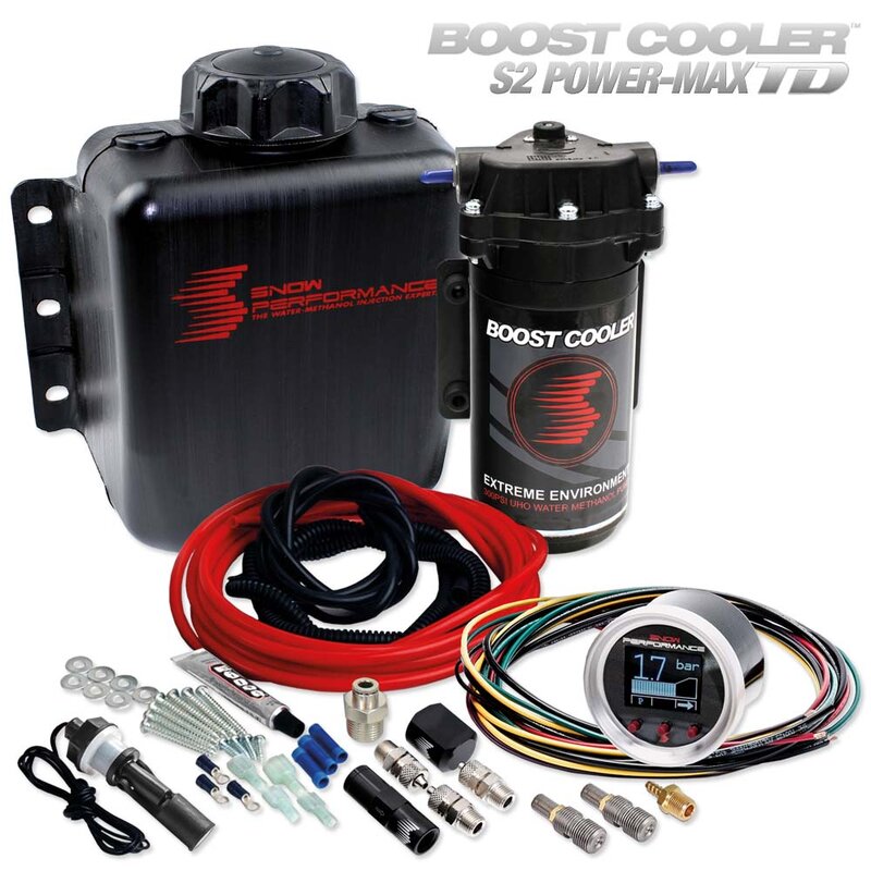 Snow Performance Diesel Water Methanol Injection Kit VC50 52mm BAR OLED, 300 PSI Pump – Universal Turbo Diesel WMI for TDI TDCi dCi CDI HDi JTD – EGT/Intake Temp Reduction, Boost Cooler Stage 2E Power-MAX Europe Spec – SP10251