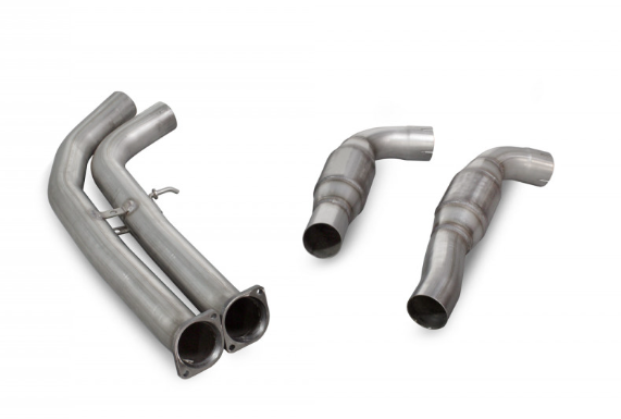 Scorpion Exhaust Sports Cat/De-Cat Turbo Downpipes for BMW M3 F80 & M4 F82 F83 (2014-2018) Non-GPF/OPF S55 70mm 2.75"