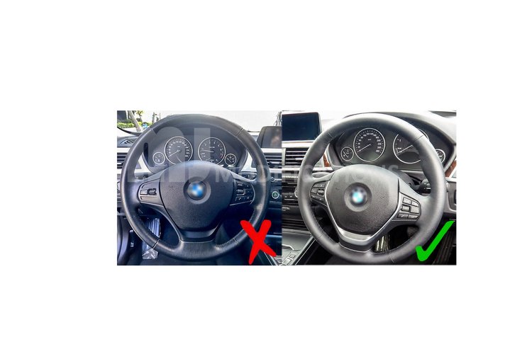 Forged Carbon Leather Steering Wheel For BMW