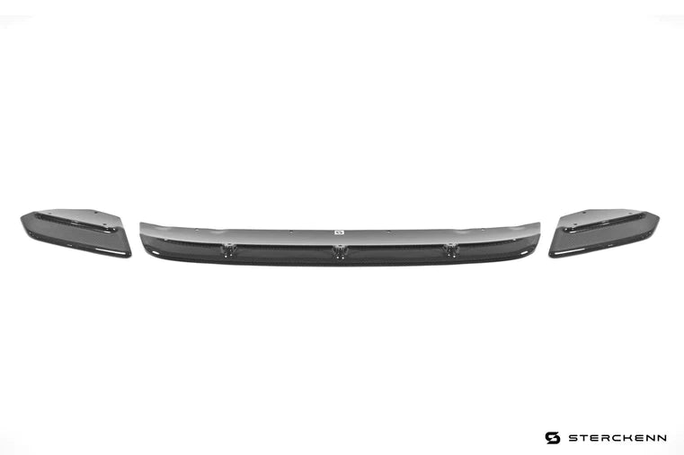 Sterckenn BMW X3M F97 & X4M F98 (Competition) Carbon Fibre/Carbon Fiber Front Splitter/Lip Spoiler Kit | Chin Spoiler Air Dam OEM+ Gloss Aero (2019+, SN-F9X-S1)