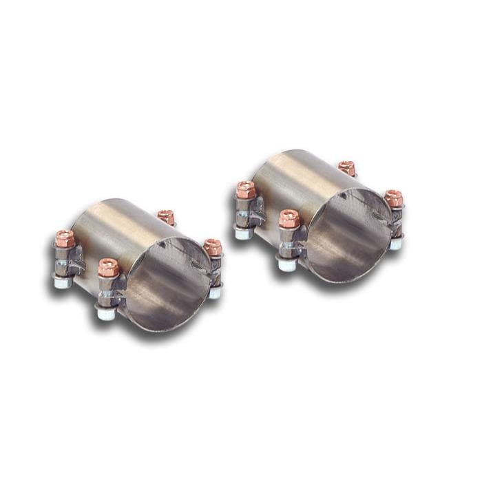 Supersprint Sleeve/Connecting Pipes Pair (Left & Right) for Stock Rear Exhaust - Audi RS4/RS5 B8, BMW M2 Competition F87, M3 F80, M4 F82/F83, M5 E60, M6 E63/E64 - Connects Supersprint Racing Rear to OEM - 769033