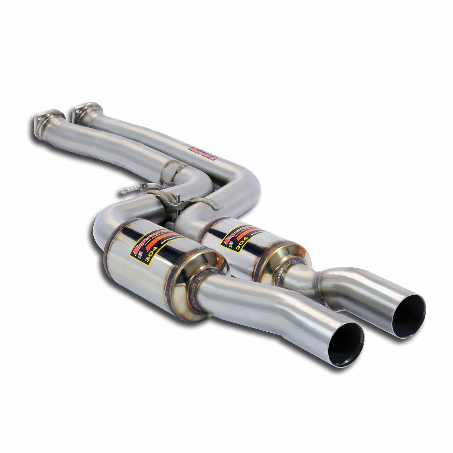 Supersprint 989602 Resonated Front Pipes (Section 1) for BMW M3/M4 F80 F82 F83 S55 - Bolt-On Performance Exhaust Upgrade