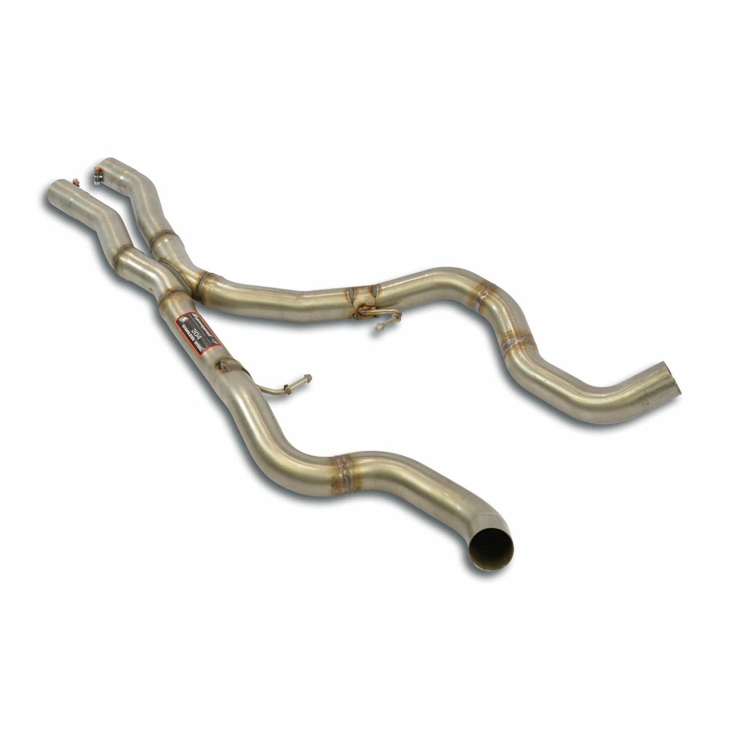 Supersprint BMW 3 Series E91/E93 335i 335d 335xi N54 N55 Stainless Steel Exhaust Mid Pipe / Centre/Center Section Kit – Performance Midpipe Link Pipes for E9x Touring & Cabrio (Cat-Back Middle) – Part 980613 | Alpina B3 Compatible