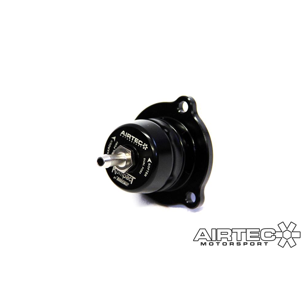 AIRTEC by Turbosmart Kompact Shortie Plumb Back Uprated Recirculating Diverter Valve (DV) Direct-Fit for BorgWarner EFR, KKK & Ford EcoBoost Billet, O-Ring Sealed, 30+ PSI Fits Focus ST, F-150 3.5, Volvo T5, Astra VXR, Porsche 997 Turbo (x2)