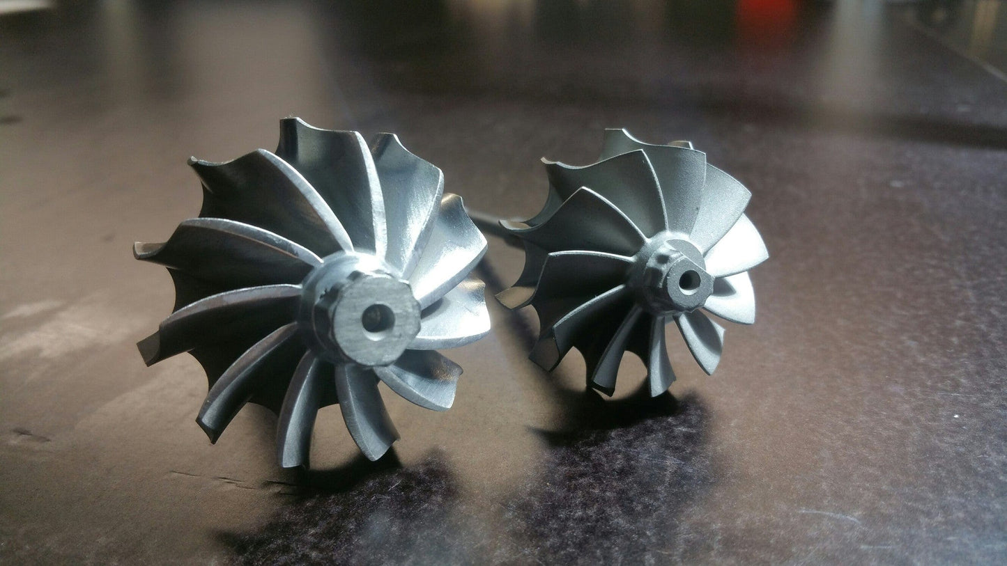 TTE550 BMW N54 Hybrid Twin Turbocharger Upgrade by TheTurboEngineers 135i 335i 535i Z4 35i Stock-Location Plug & Play Upgrade Service