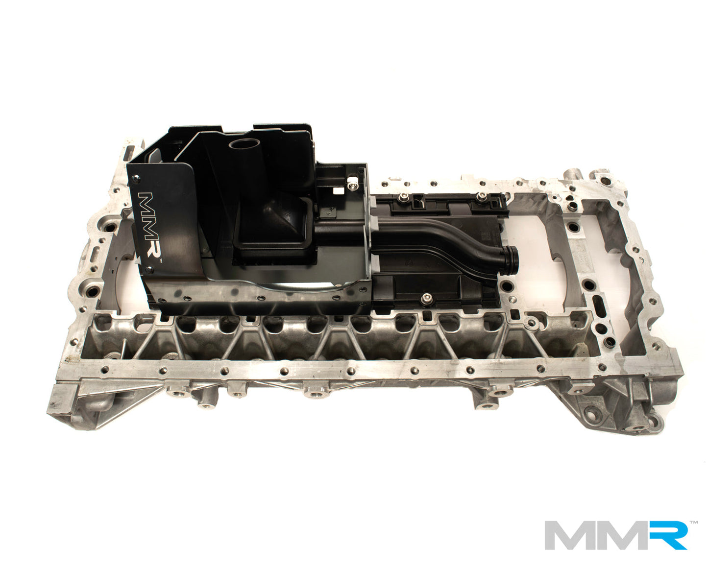 MMR Performance Baffled Oil Sump / Oil Pan Baffle Insert for BMW N55 F20 F21 F22 F23 F30 F31 F32 F33 M135i, M235i, 335i, 435i (RWD Only) Bolt-In Sump Baffle to Prevent Oil Starvation