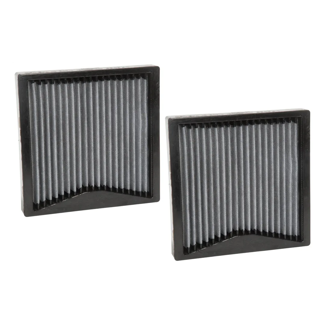 K&N VF2069 Cabin/Interior Air Filter Pair for BMW X3 F25 2010-2017 & X4 F26 2014-2018 – HVAC Microfilter, AC Pollen/Dust Filter Set, Passenger Compartment/Heater Filter OE Replacement Twin Pack
