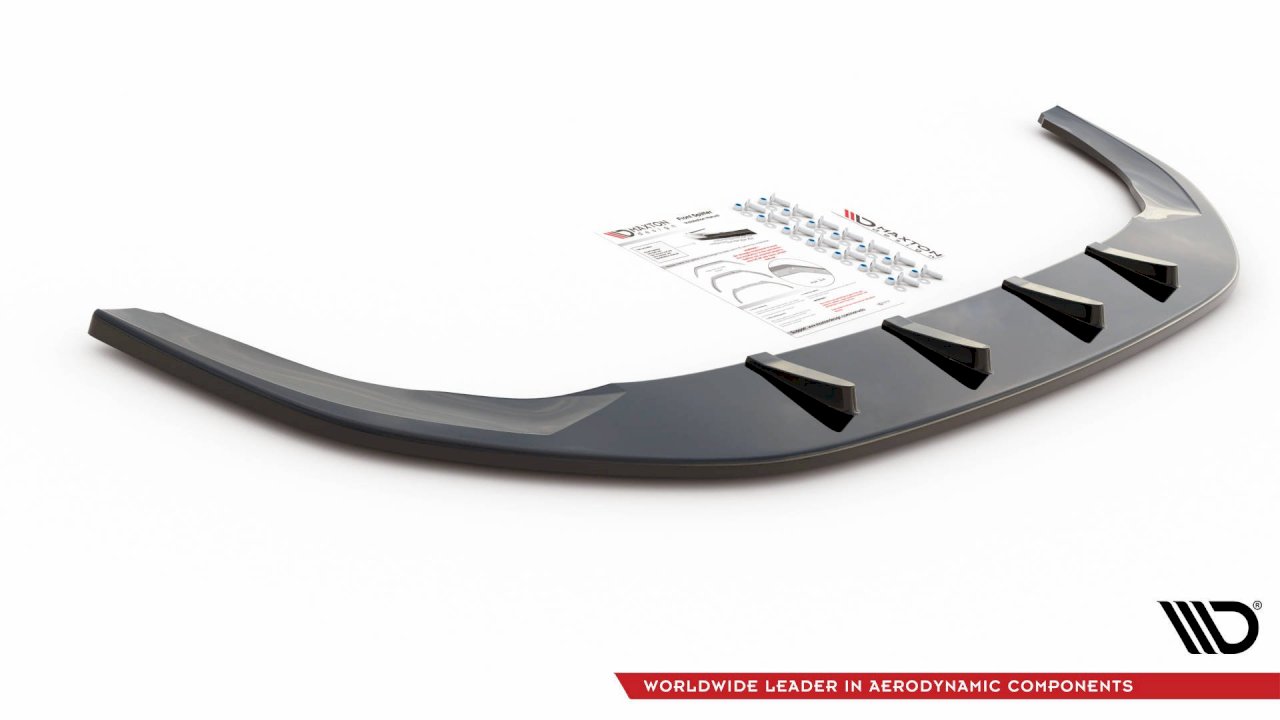 Maxton Design - FRONT SPLITTER V.1 VOLKSWAGEN GOLF GTI / GTE / R-LINE MK8