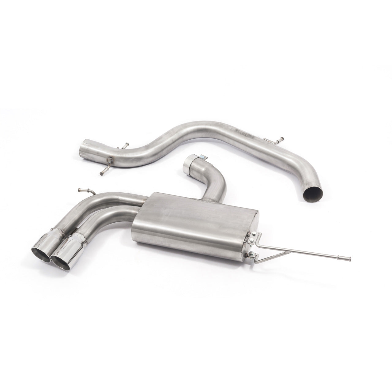 Audi A3 8P Mk2 2.0 TFSI 2WD (3 Door) Stainless Steel Cat Back/Catback Sports Exhaust - 76mm 3" - Resonated/Non-Resonated - FWD Hatchback - Centre Silencer Delete - Performance Upgrade 2003-2012
