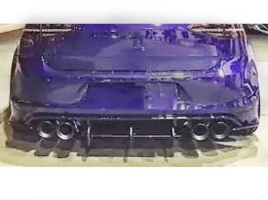VW Golf R MK7 Rear Diffuser 2013-2016