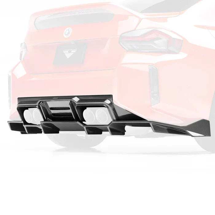 Vorsteiner VRS Rear Diffuser & Undertray for BMW M2 G87 (2023+) - Carbon Fibre Gloss | Rear Valance/Underfloor Panel, Rear Splitter, Underbody Cover, Carbon Fiber High Gloss, Performance Aero Kit, Rear Bumper Insert