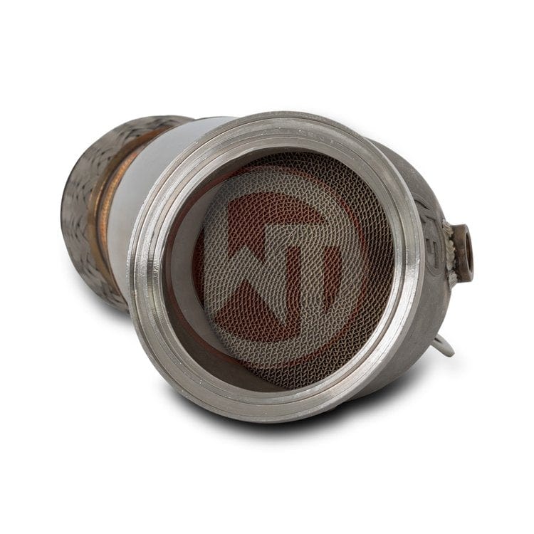 Wagner Tuning 200-Cell (200 CPSI) High-Flow (HFC) Sports Cat Catted Downpipe/Front Pipe 3.5in T304/SS304 for B58C OPF/GPF – BMW M340i G20/G21, 540i G30/G31, 640i G32, 840i G14-G16, Z4 M40i G29 & Toyota GR Supra A90 MK5 – Direct Bolt-On