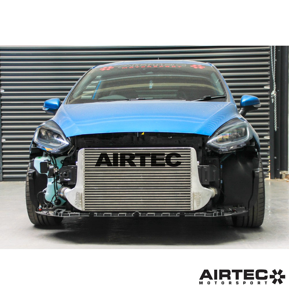 AIRTEC Motorsport Stage 3 FMIC Intercooler/Charge Cooler Upgrade for Ford Fiesta ST Mk8 1.5 EcoBoost (incl ST200) - Full-Width Stepped Bar & Plate Big Core - Direct Fit, Plug and Play, No Cutting, Crash Bar Retained - UK Made