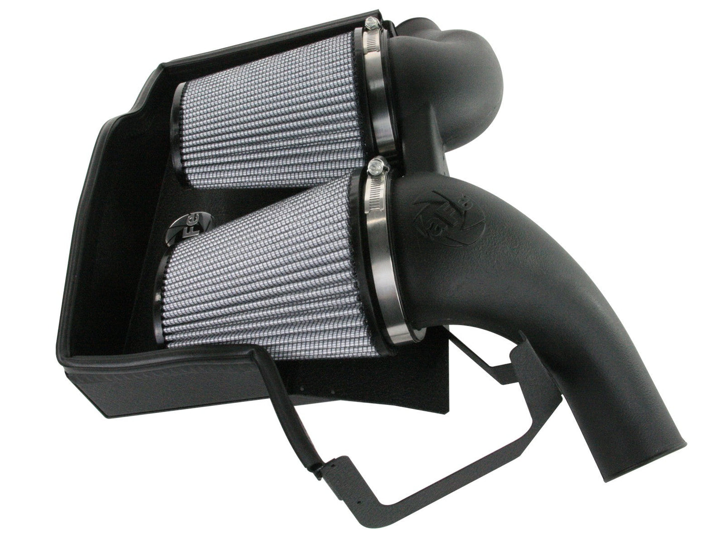 aFe Power Magnum FORCE Stage-2 Pro DRY S Cold Air Intake for BMW N54 3.0L Twin Turbo E82/E88/E90/E92/E93/E60/E89 (1M, 135i, 335i/335is, 535i, Z4 35i/35is) | +27 HP +34 lb-ft | Oil-Free Filters | 51-11472