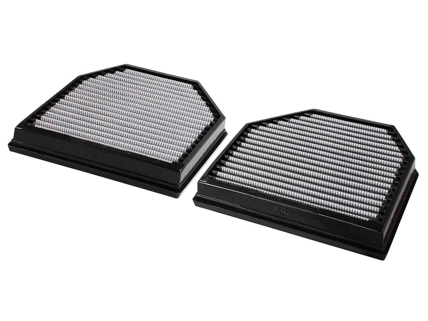 aFe Power Magnum FLOW Pro DRY S Air Filters (Pair) - Oil-Free Washable Drop-In Panel Filters - BMW M2 Competition, M3, M4, M5, M6 S55/S63 - F87 F80 F82 F83 F10 F06 F12 F13 - 2012-2019 - 31-10238
