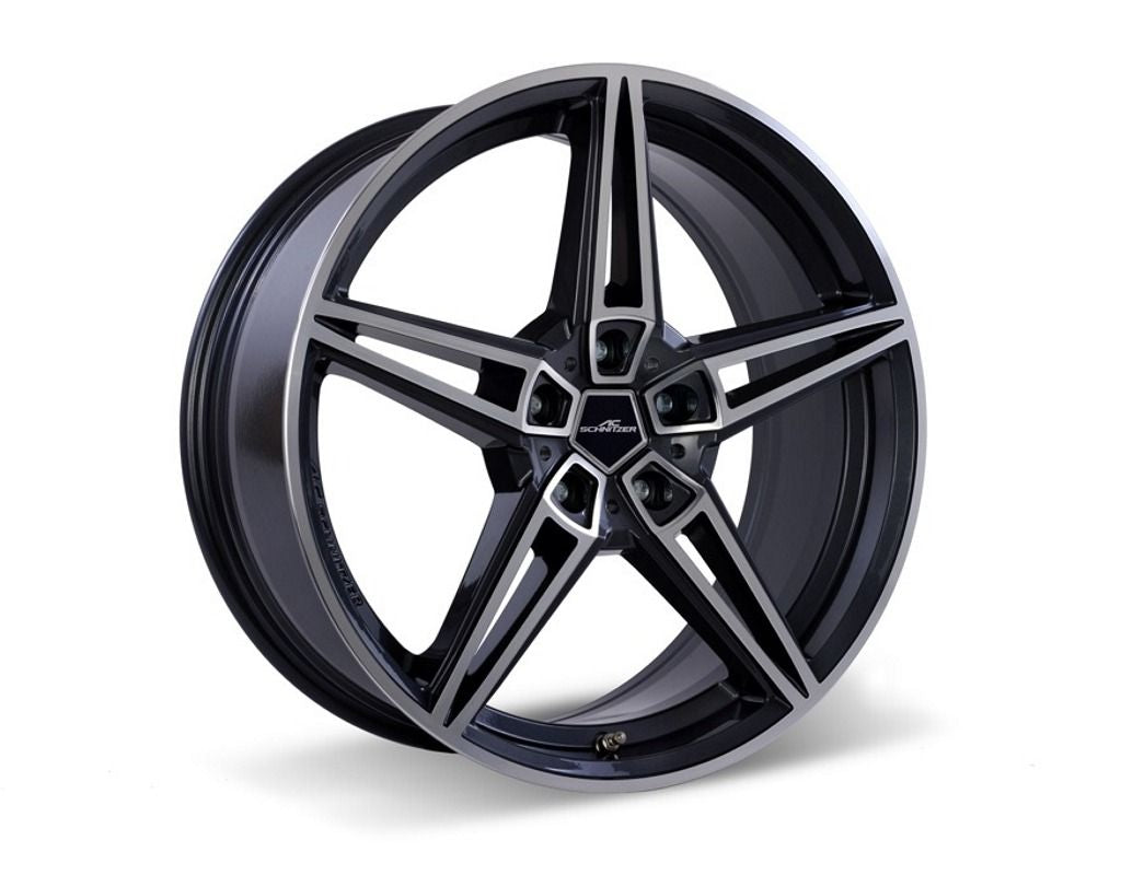 Genuine AC Schnitzer AC1 Two-Tone (Bi-Colour) Alloy Wheels/Rims for BMW 3 Series G20/G21 19"/20" Set of 4 - Gloss Black Diamond Cut Machined Face, Black Polished - Fits Saloon & Touring, xDrive/RWD, M Sport, 330e, M340i