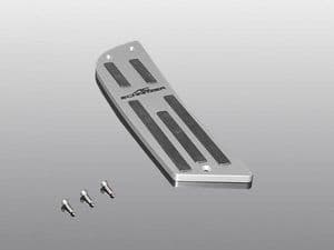 AC Schnitzer Aluminium Footrest / Dead Pedal Cover for BMW 3 Series (G20 Saloon/G21 Touring) 2018+ RHD UK - Silver Anodised with Rubber Grip - Driver Pedal Rest Plate - Fits 316d 318d 318i 320d 320i 330d 330i 330e M340i - Genuine ACS Part 3530320320